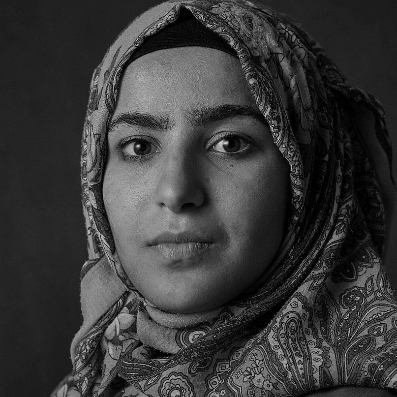 Syrierin Bushra im Portrait