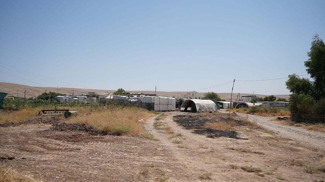 Informelle Siedlung in Sharya Die informelle Siedlung in Sharya in der Region Dohuk.