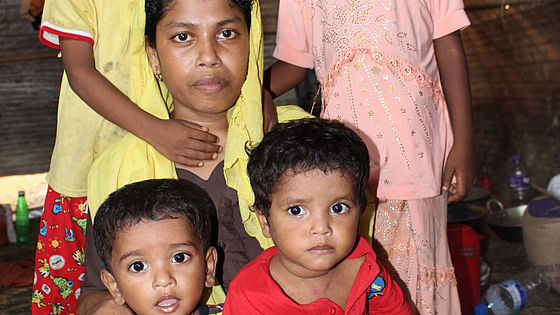 Ayesha und ihre Familie in Bangladesch