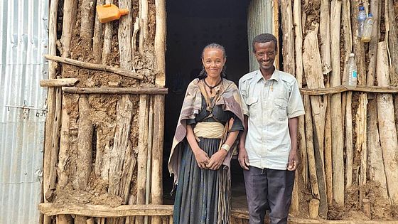 Wagnew und Wubare aus Äthiopien