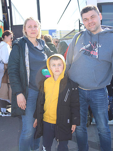 Alexander mit seiner Familie in Przemysl
