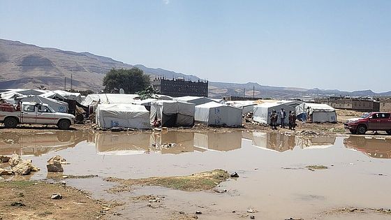 Schwere Überschwemmungen haben im Jemen Chaos angerichtet.