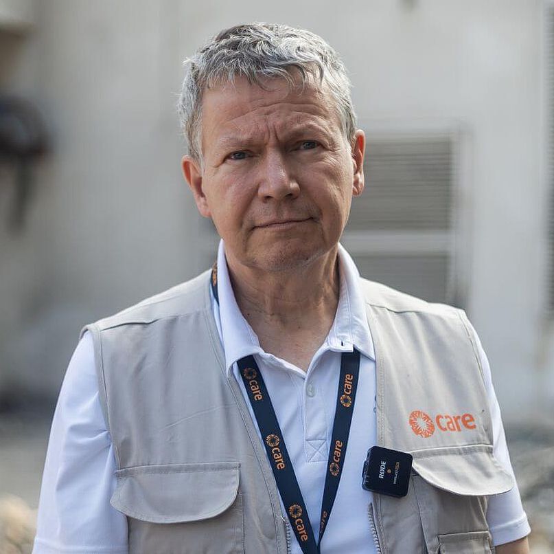 Portraitfoto von Karl-Otto Zentel in Gaza Portraitfoto von Karl-Otto Zentel, Generalsekretär von CARE Deutschland, in Gaza.
