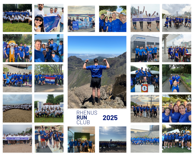 Spendenaktion für CARE - Collage Rhenus Run Club
