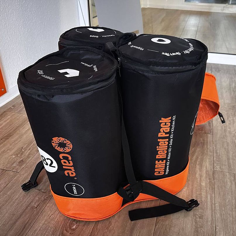 Modernes CARE-Paket Das CARE-Paket für Katastrophenfälle