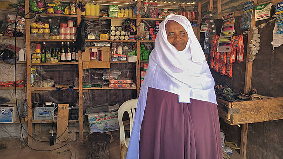 Ardo in ihrem Laden in Somalia