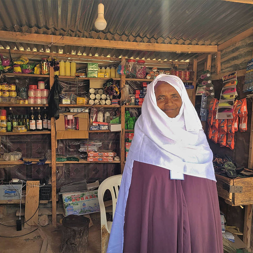 Ardo in ihrem Laden in Somalia