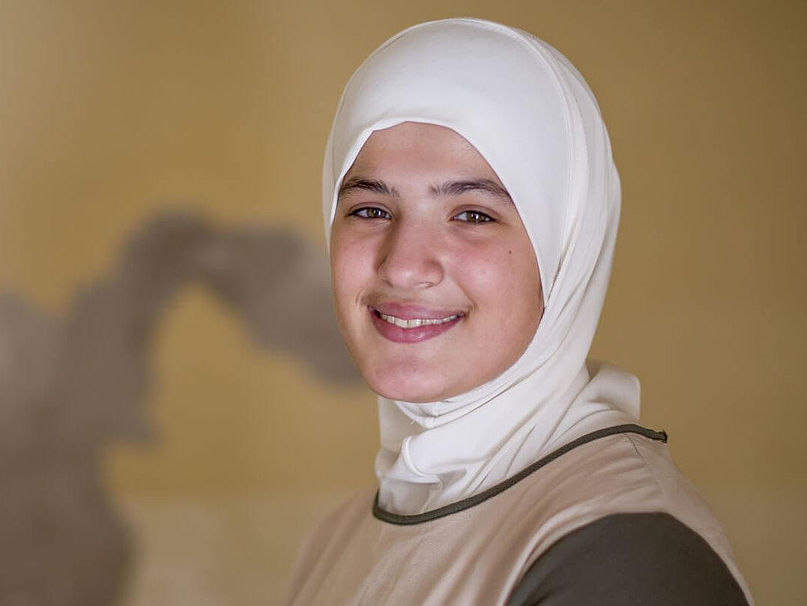 Portraitfoto der syrischen Briefautorin Marwa.