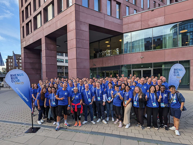 Rhenus Run Club - Charity Edition Rhenus Mitarbeitende beim Charity Run