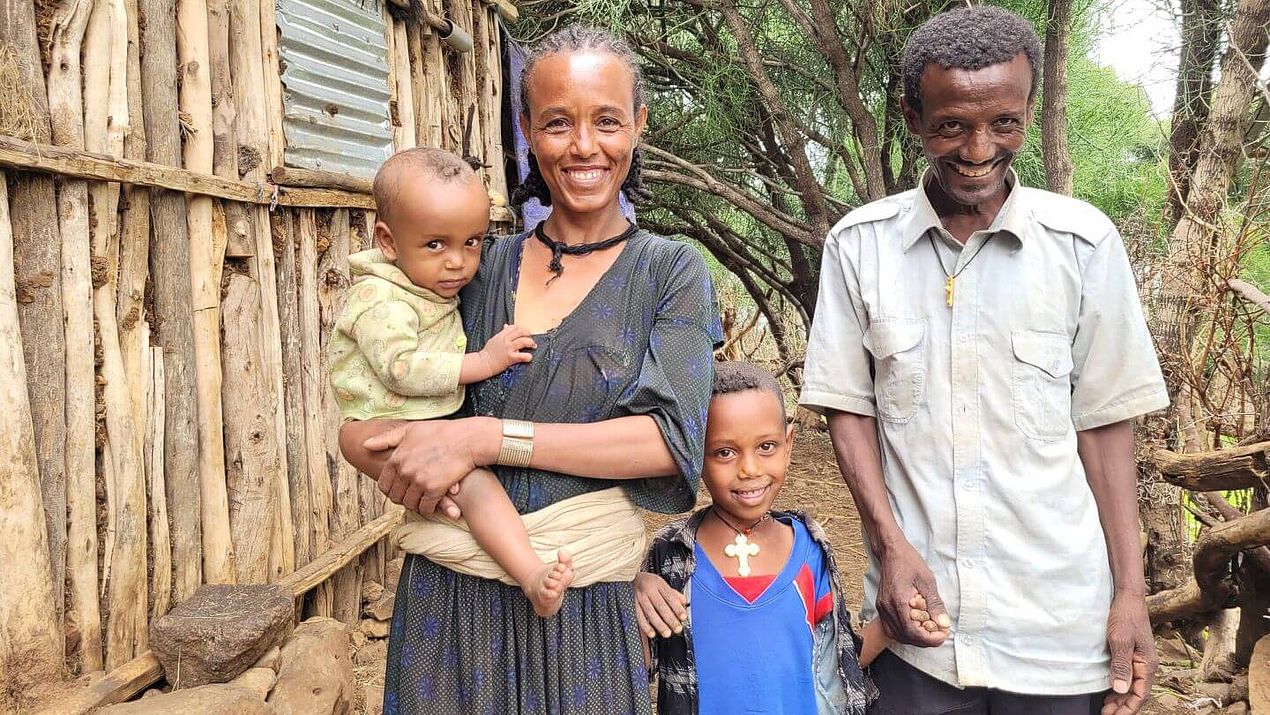 Familie aus Äthiopien